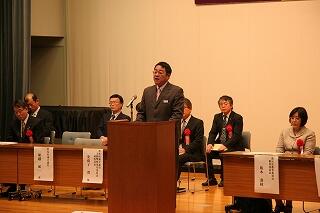 教育研修員代表の言葉